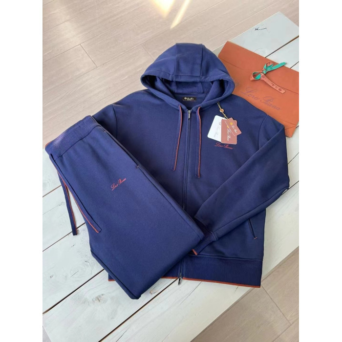 Чоловічий спортивний костюм Loro Piana синій LP032
