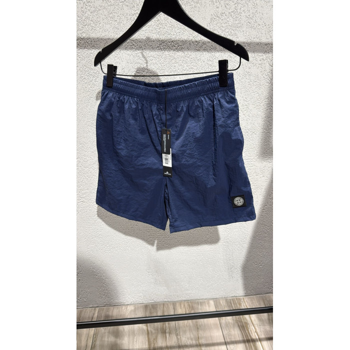 Мужские пляжные шорты Stone Island синие 25-01