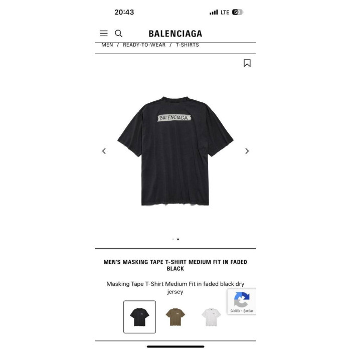 Чоловіча футболка Balenciaga 26-260