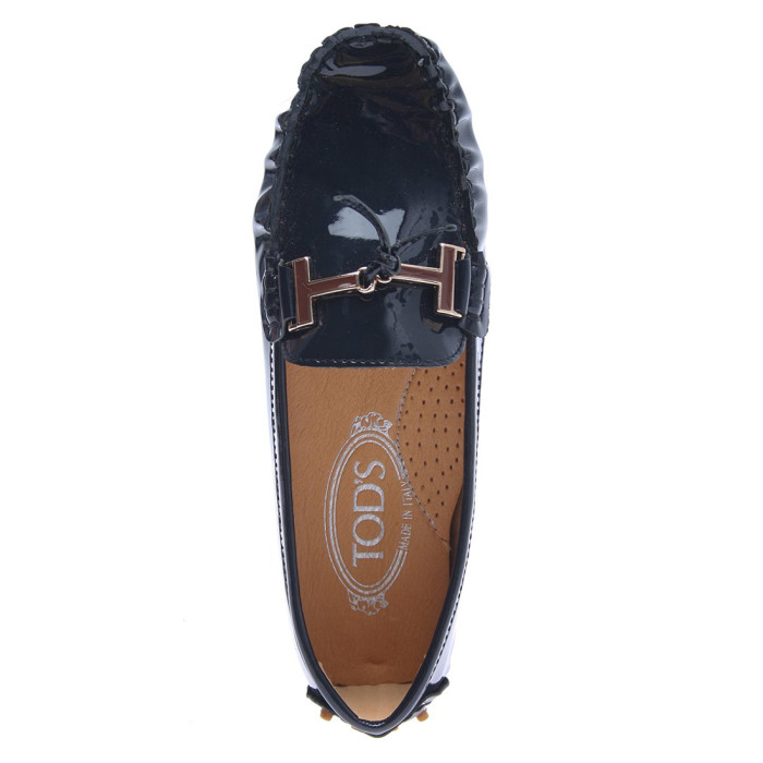 Женские мокасины Tods синие hxj1