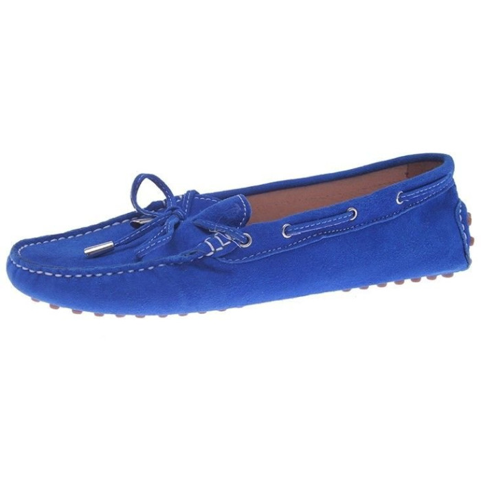 Женские мокасины Tods синие a0301