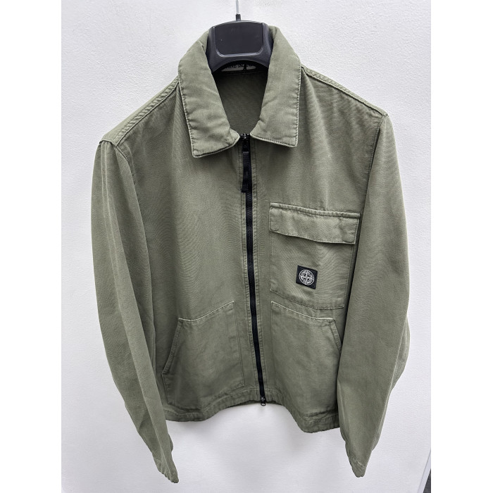 Мужская ветровка Stone Island зеленая 24234