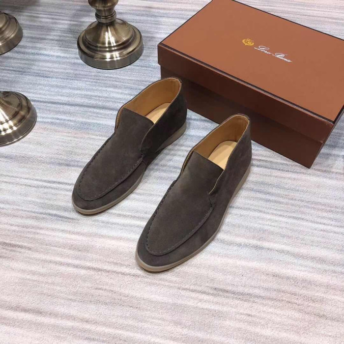 Чоловічі чоботи Loro Piana коричневі LP09
