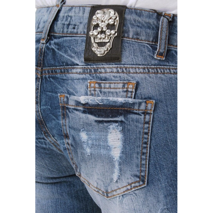 Жіночі шорти Philipp Plein сині 5451