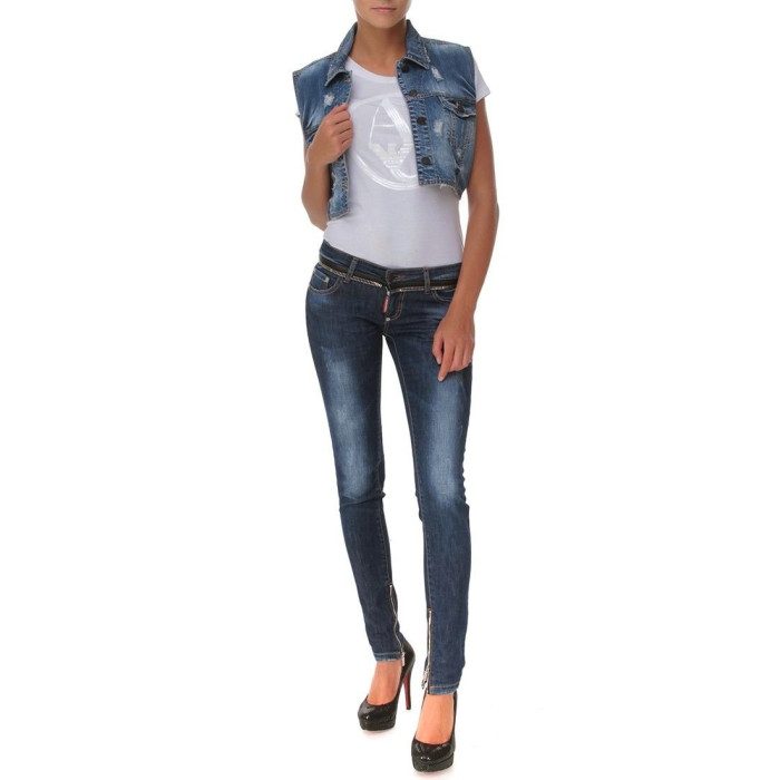 Жіночий жилет Dsquared блакитний 4113-1