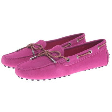Женские мокасины Tods розовые 225-2