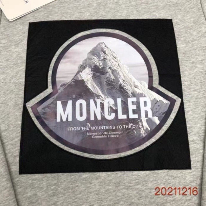 Мужской свитшот Moncler серый 6252