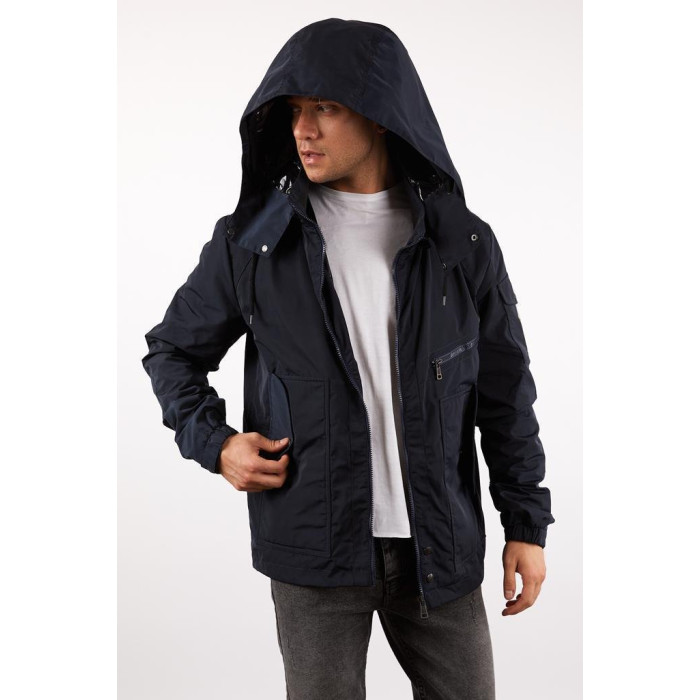 Чоловіча вітровка Moncler синя 8722