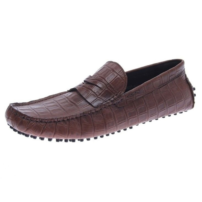 Чоловічі мокасини Tods коричневі 9802-39