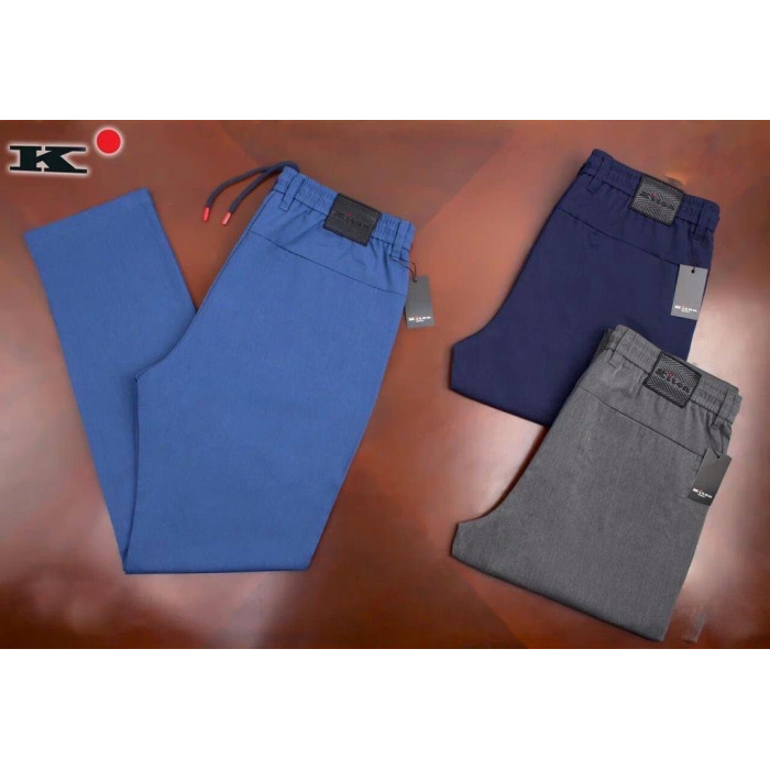 Чоловічі брюки Kiton сині 8304-1
