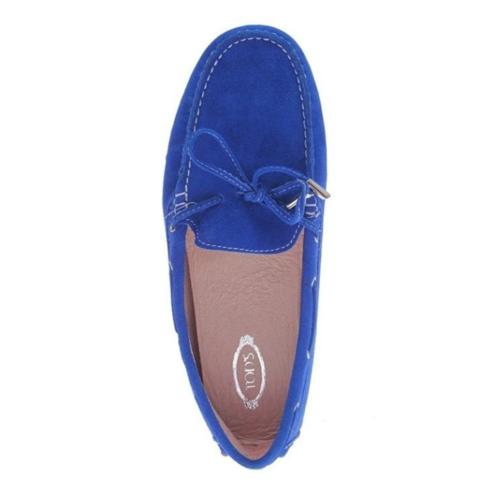 Женские мокасины Tods синие a0301