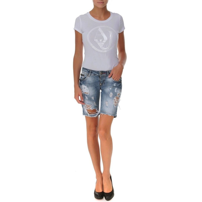 Женские шорты Philipp Plein синие 5477