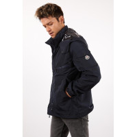 Мужская ветровка Moncler синяя 8722