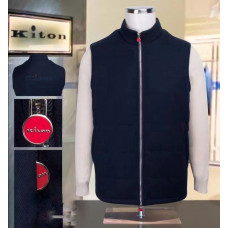 Мужской жилет Kiton синий 1242-4