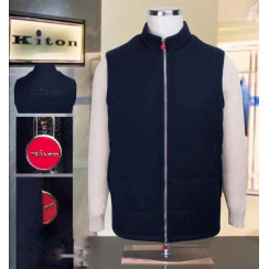 Мужской жилет Kiton синий 1242-4