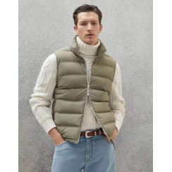 Мужской жилет Brunello Cucinelli зеленый 6969