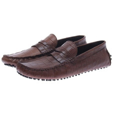 Мужские мокасины Tods коричневые 9802-39