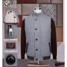 Мужской жилет Loro Piana серый 2206-1