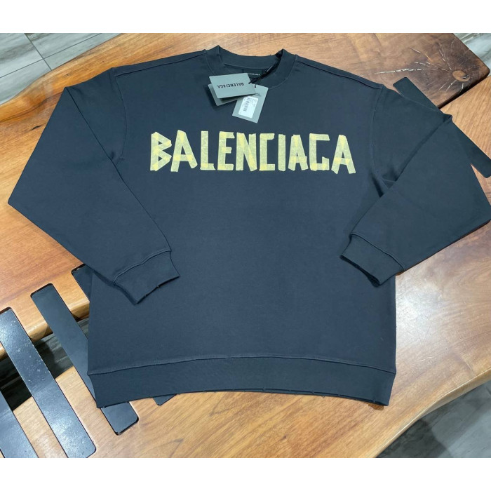 Чоловічий світшот Balenciaga сірий 24-109