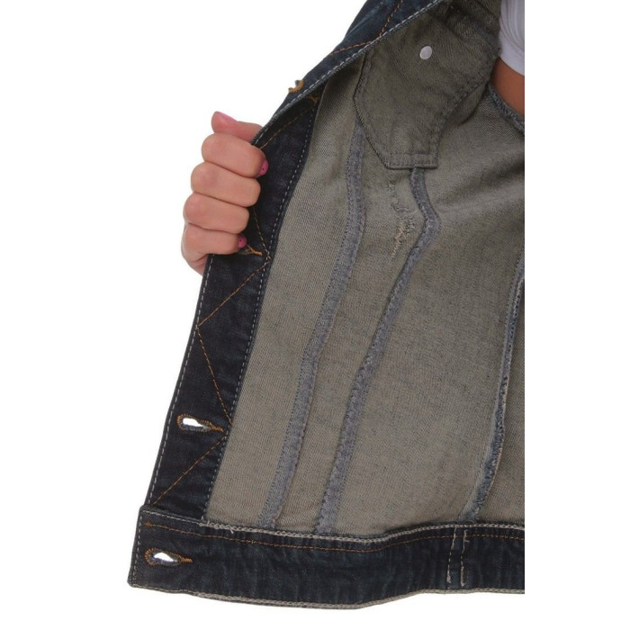 Жіноча джинсова куртка Dsquared синя 3124