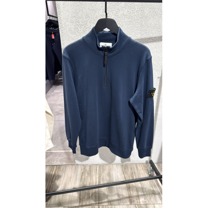 Мужской свитшот Stone Island темно-синий 24-11