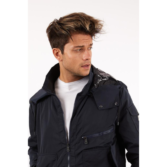 Чоловіча вітровка Moncler синя 8722