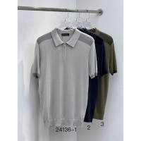 Мужская футболка Loro Piana синяя 24136-2