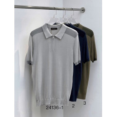 Мужская футболка Loro Piana синяя 24136-2
