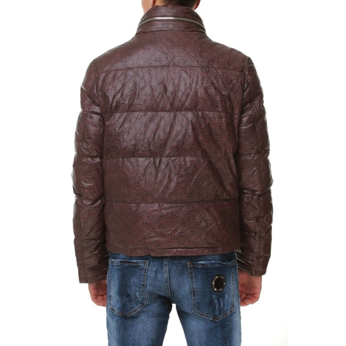 Чоловічий пуховик Gucci коричневий 171472