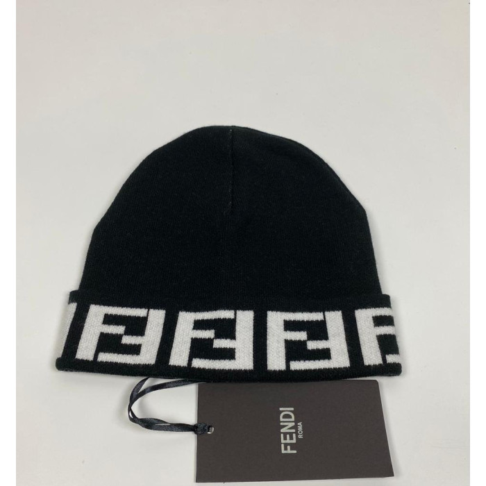Чоловічий головний убір Fendi чорний beret14