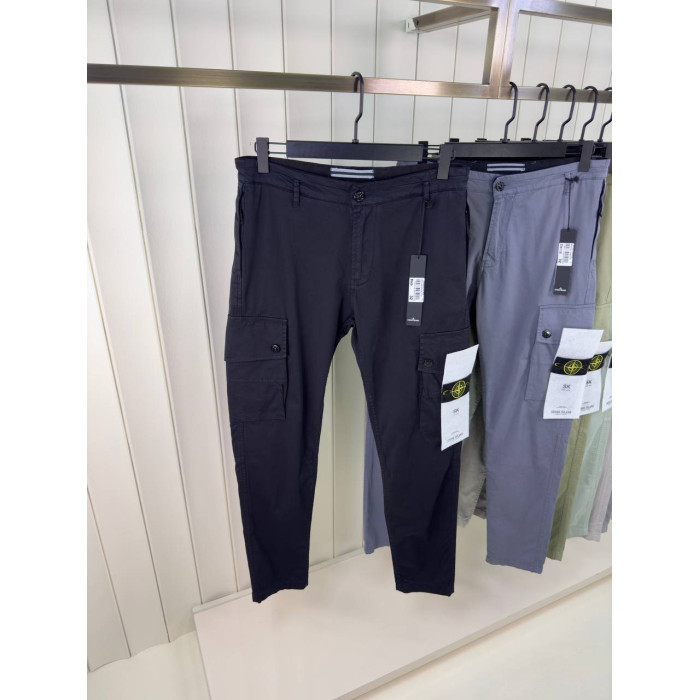 Мужские спортивные брюки Stone Island черные y-017