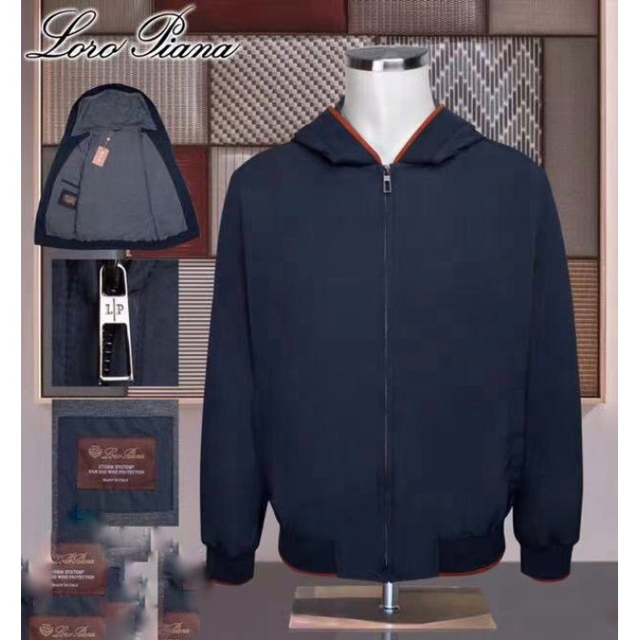 Чоловіча вітровка Loro Piana синя 1705-5