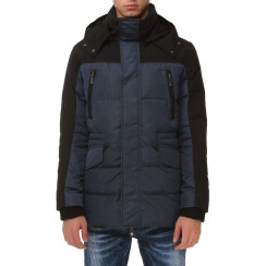 Мужской пуховик Trussardi синий 5271101