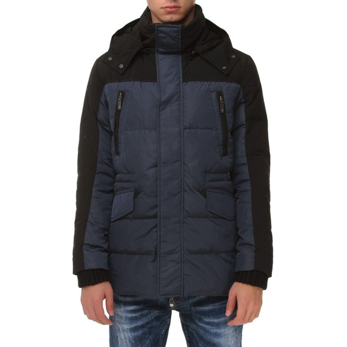 Мужской пуховик Trussardi синий 5271101