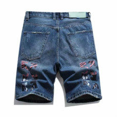 Мужские шорты Off-White синие A014