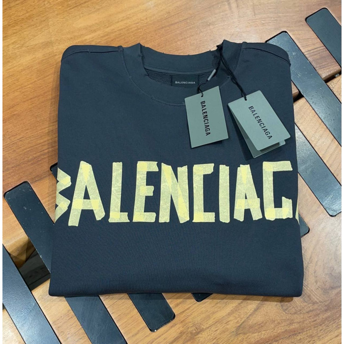 Чоловічий світшот Balenciaga сірий 24-109