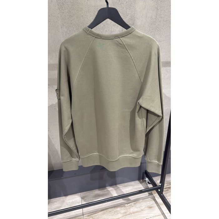 Мужской свитшот Stone Island зеленый 24-13