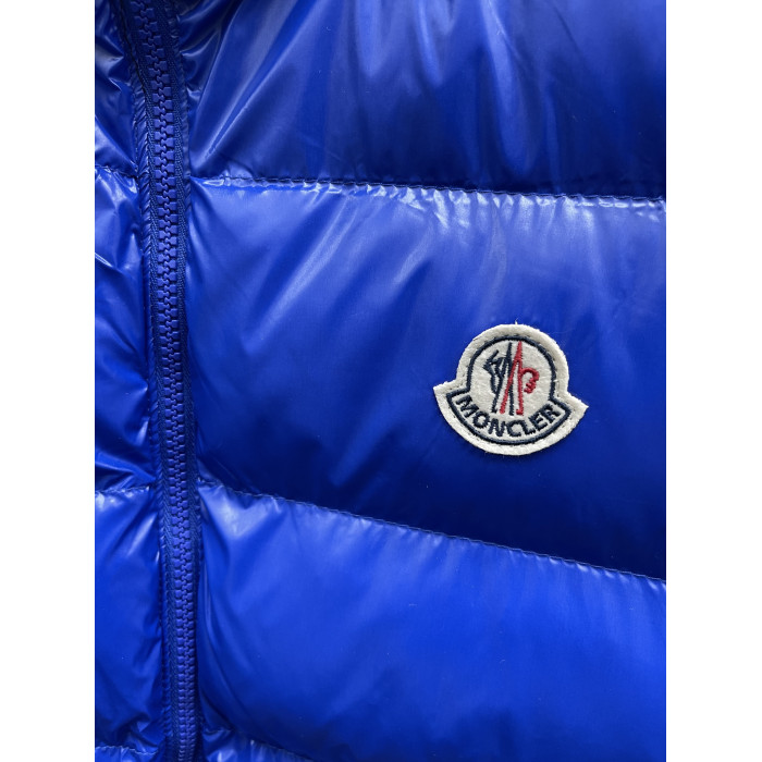 Мужской жилет Moncler голубой 8055
