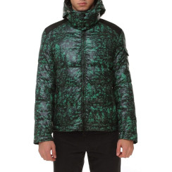 Мужской пуховик Moncler зеленый m006