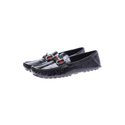 Чоловічі мокасини Gucci чорні 2391-8