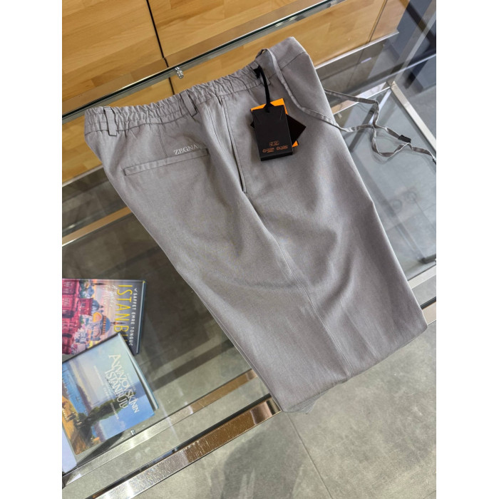 Мужские брюки Zegna серые 3458-7