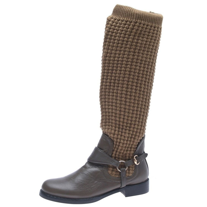 Жіночі чоботи Gucci зелені 328-617