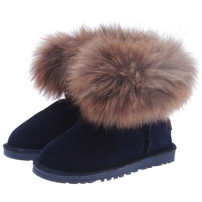 Жіночі чоботи UGG сині 5854