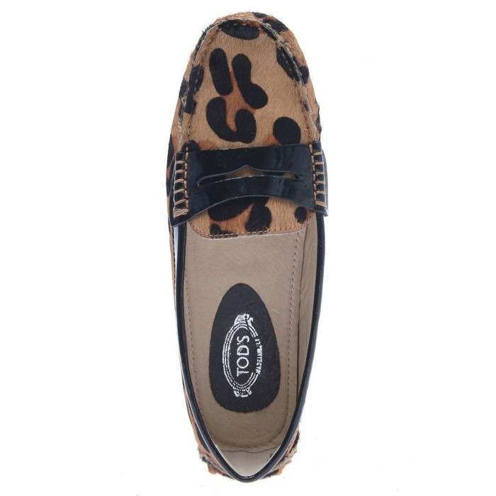 Женские мокасины Tods бежевые 3194-06