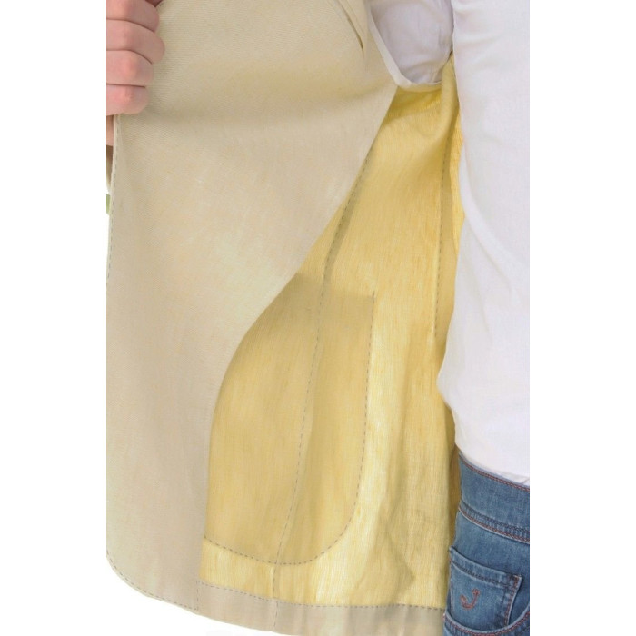 Чоловічий піджак Bottega жовтий lumo-05