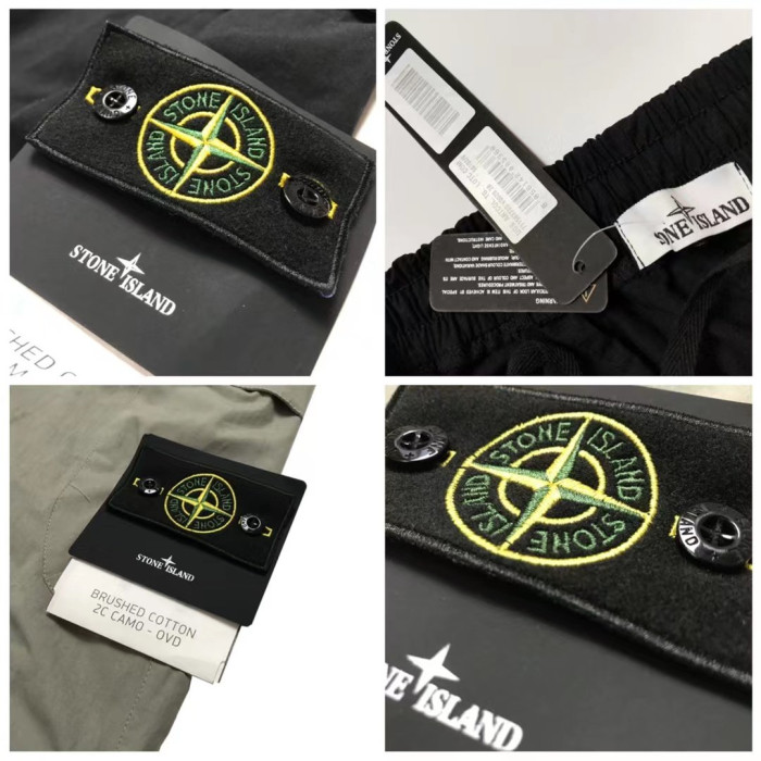 Мужские спортивные брюки Stone Island черные W28