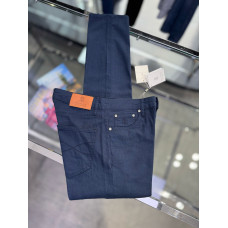 Мужские брюки Brunello Cucinelli синие 25420