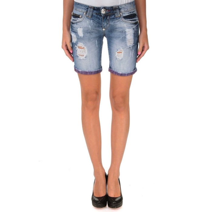 Жіночі шорти Philipp Plein сині 5451