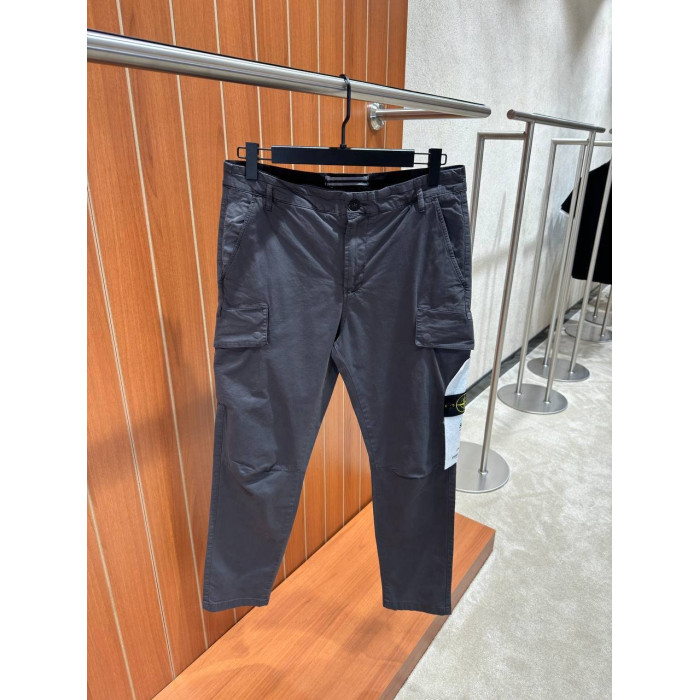 Чоловічі спортивні брюки Stone Island темно-сірі K-014