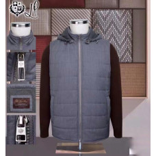 Мужской жилет Loro Piana серый 9003-1